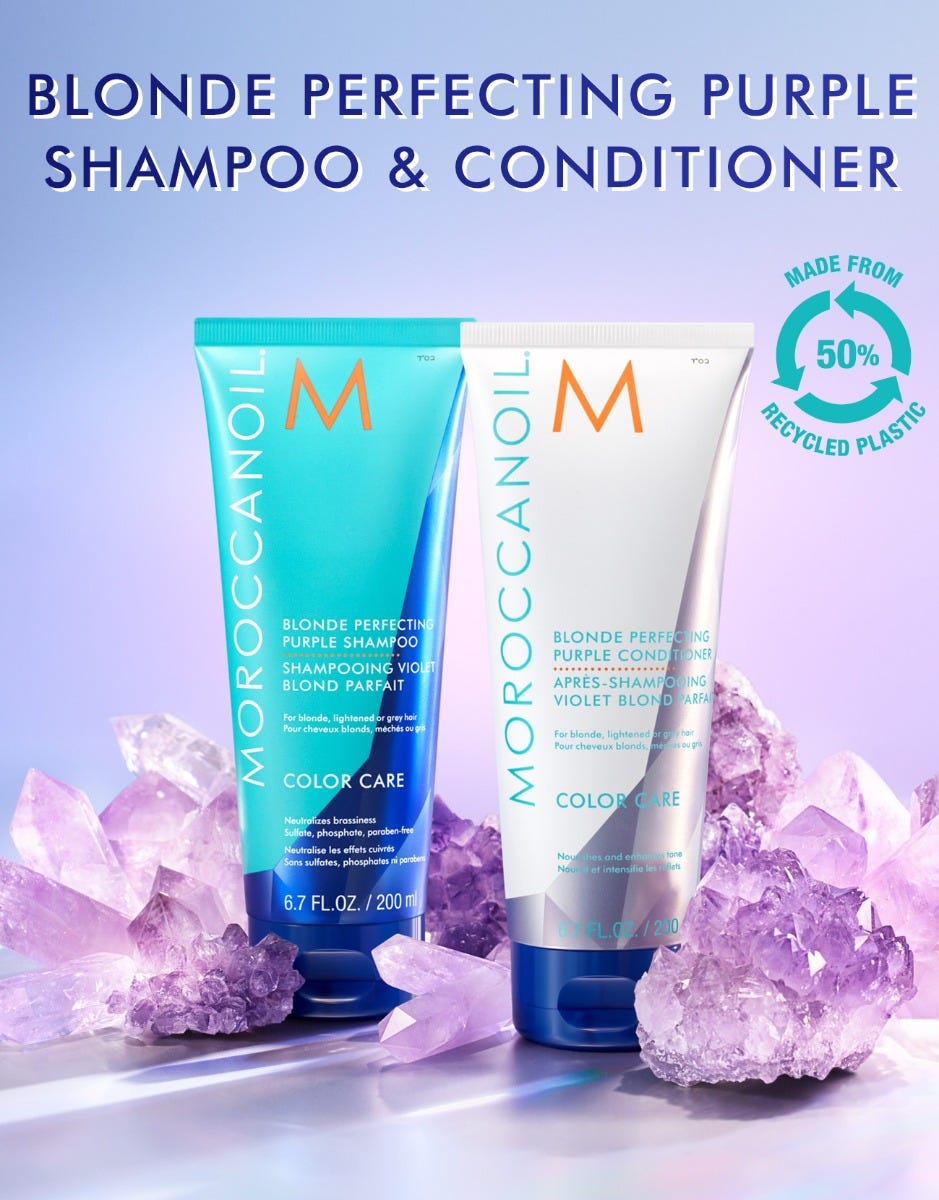 Moroccanoil Blonde Perfecting Purple Shampoo