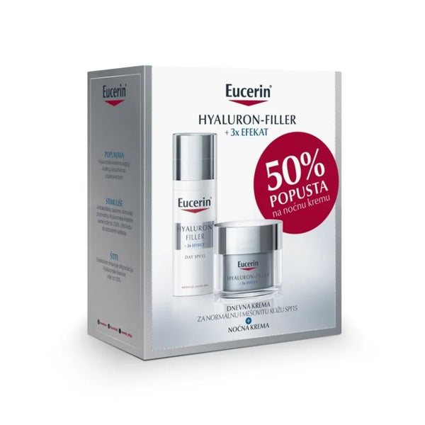 Eucerin Hyaluron-Filler Box Set (Dnevna + Noćna krema)