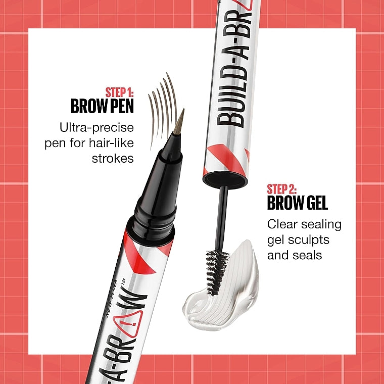 Maybelline Build-A-Brow 2u1 (Pen + Gel)