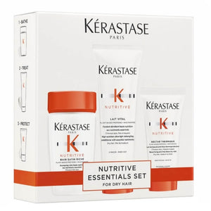 Kérastase Nutritive putni poklon set (kupka 80 ml + nega 75 ml + Nectar Thermique)