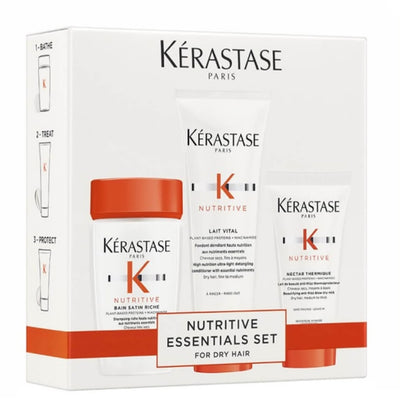 Kérastase Nutritive putni poklon set (kupka 80 ml + nega 75 ml + Nectar Thermique)