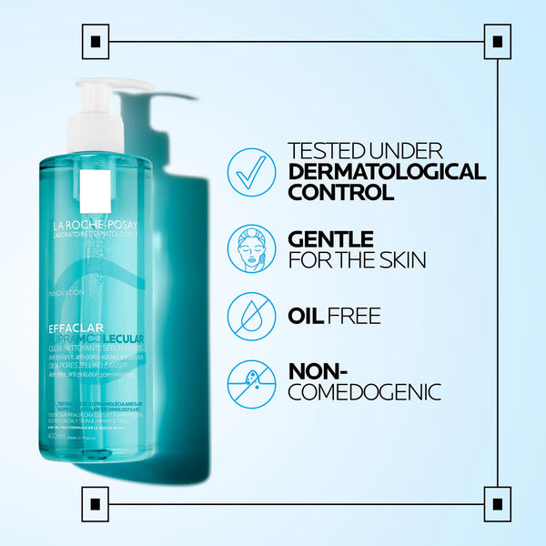 La Roche-Posay Effaclar Supramolecular Gel za čišćenje – 400 ml