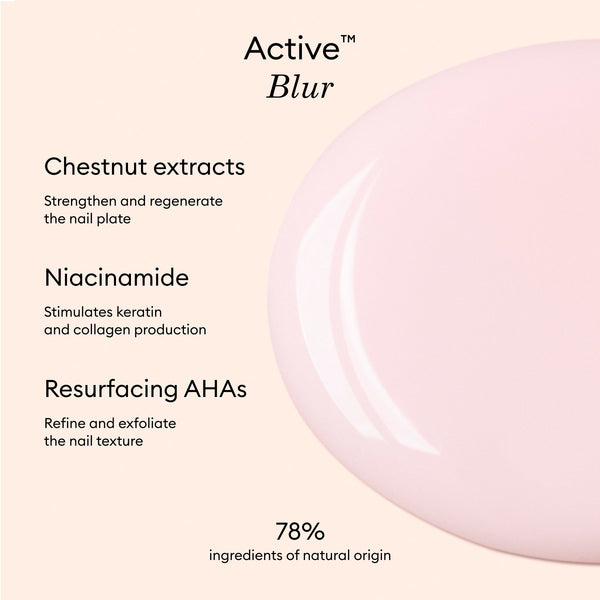 Manucurist Active™ Blur, lak-nega sa blur efektom (Powder Pink) 15 ml