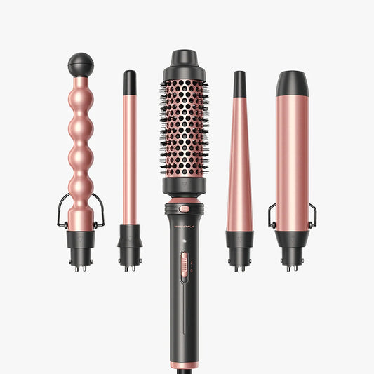 Wavytalk Multi Curl 5-in-1 Curling Wand Set