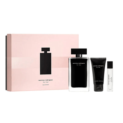 Narciso Rodriguez For Her Eau de Toilette Poklon Set EDT 100ml + 10ml + Losion 50ml