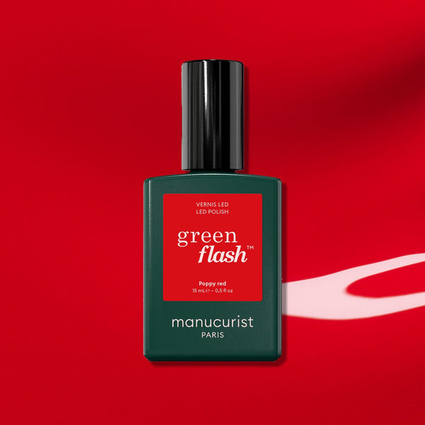 Manucurist Green Flash™ LED gel lak za nokte 15 ml – Poppy Red