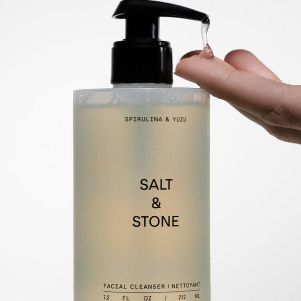 Salt & Stone Spirulina & Yuzu Facial Cleanser