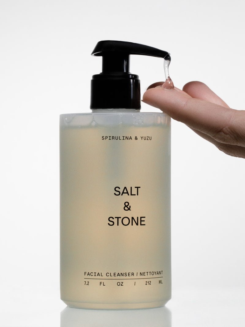 Salt & Stone Spirulina & Yuzu Facial Cleanser