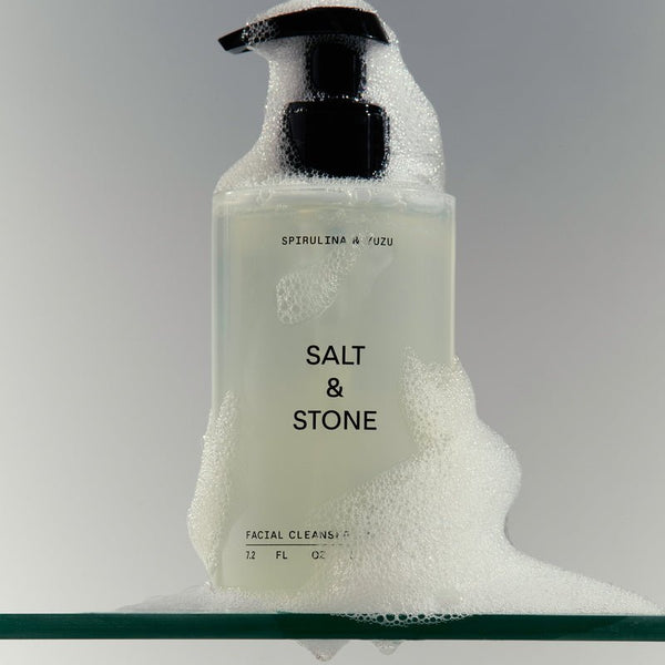 Salt & Stone Spirulina & Yuzu Facial Cleanser