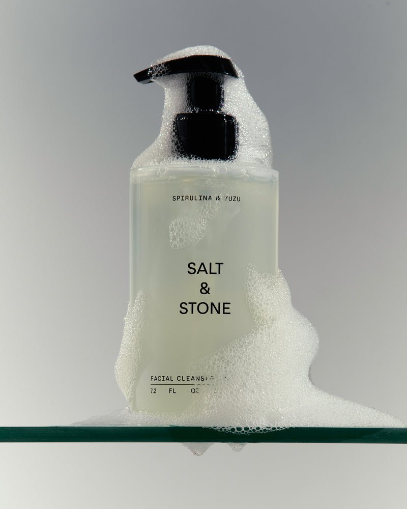 Salt & Stone Spirulina & Yuzu Facial Cleanser