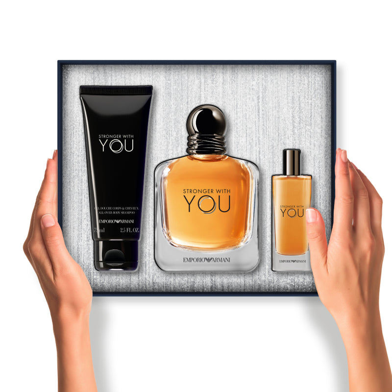 Emporio Armani Stronger With You – Luksuzni Muški Parfum Set