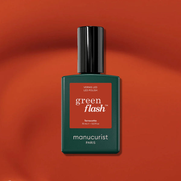 Manucurist Green Flash™ LED gel lak za nokte 15 ml – Terracotta
