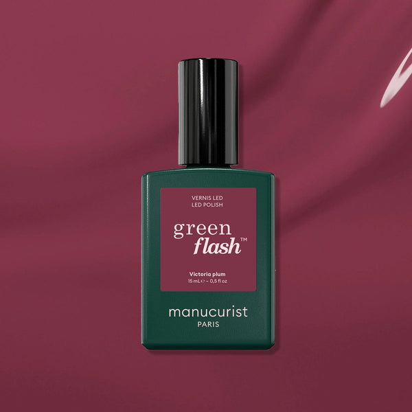 Manucurist Green Flash™ LED gel lak za nokte 15 ml – Victoria Plum