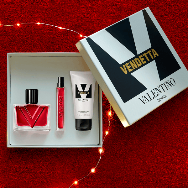 Valentino Vendetta Donna poklon set (50 ml + 10 ml + balzam za telo 50 ml)