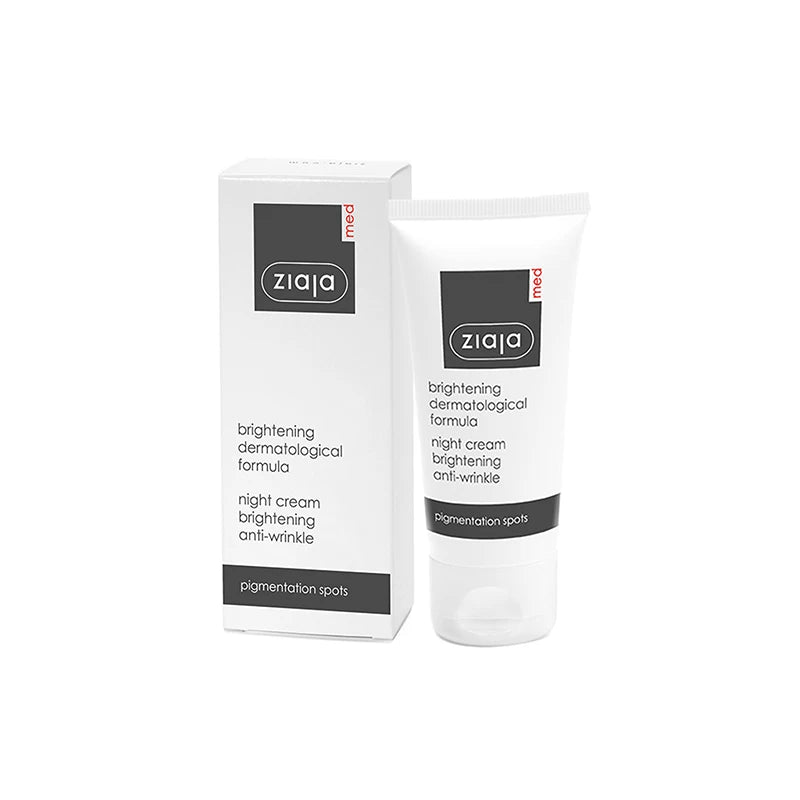 Ziaja Med Noćna Krema za Lice Protiv Bora Brightening
